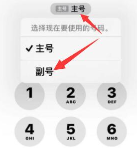 美兰苹果14维修店分享iPhone 14 Pro Max使用副卡打电话的方法 