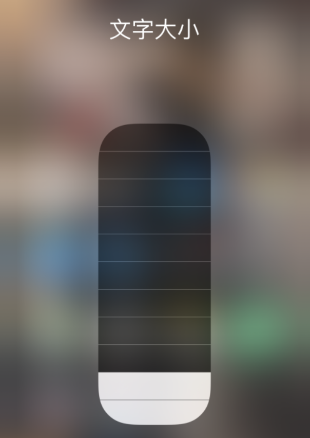 美兰苹果手机维修分享小技巧：在 iPhone 控制中心快速调节字体大小 